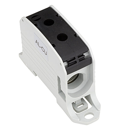 Aluminium /Copper terminal, 1-pole black, 95mm²