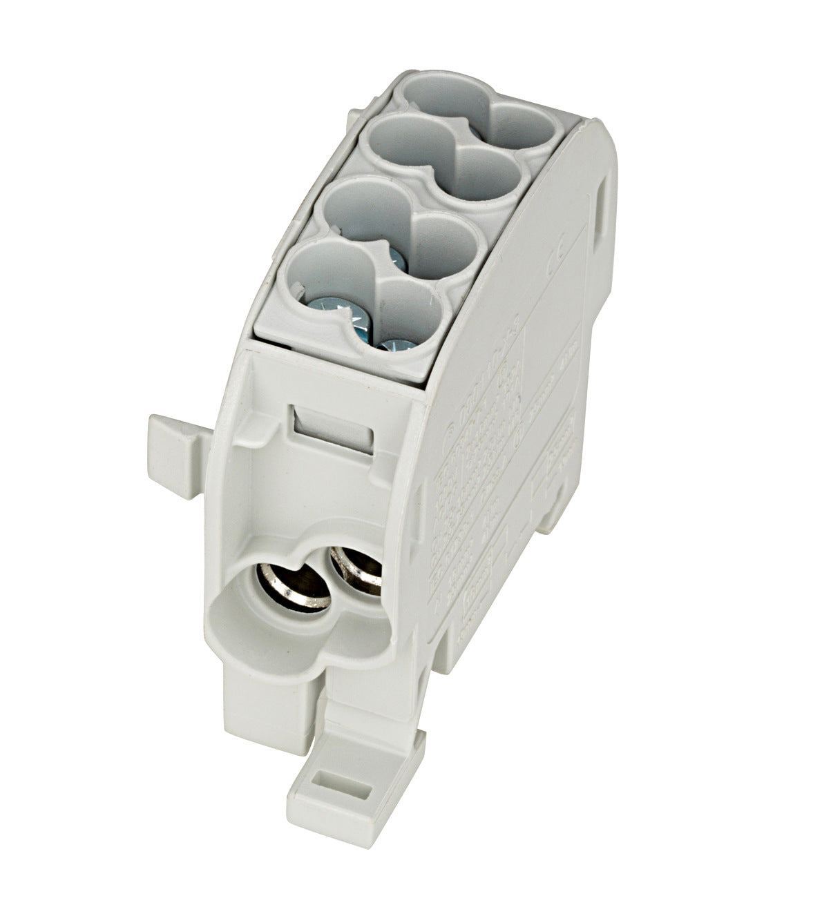AL/CU-Main branch terminal, 25mm², 1-pole insulated grey