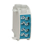 AL/CU-Main branch terminal, 25mm², 1-pole insulated blue