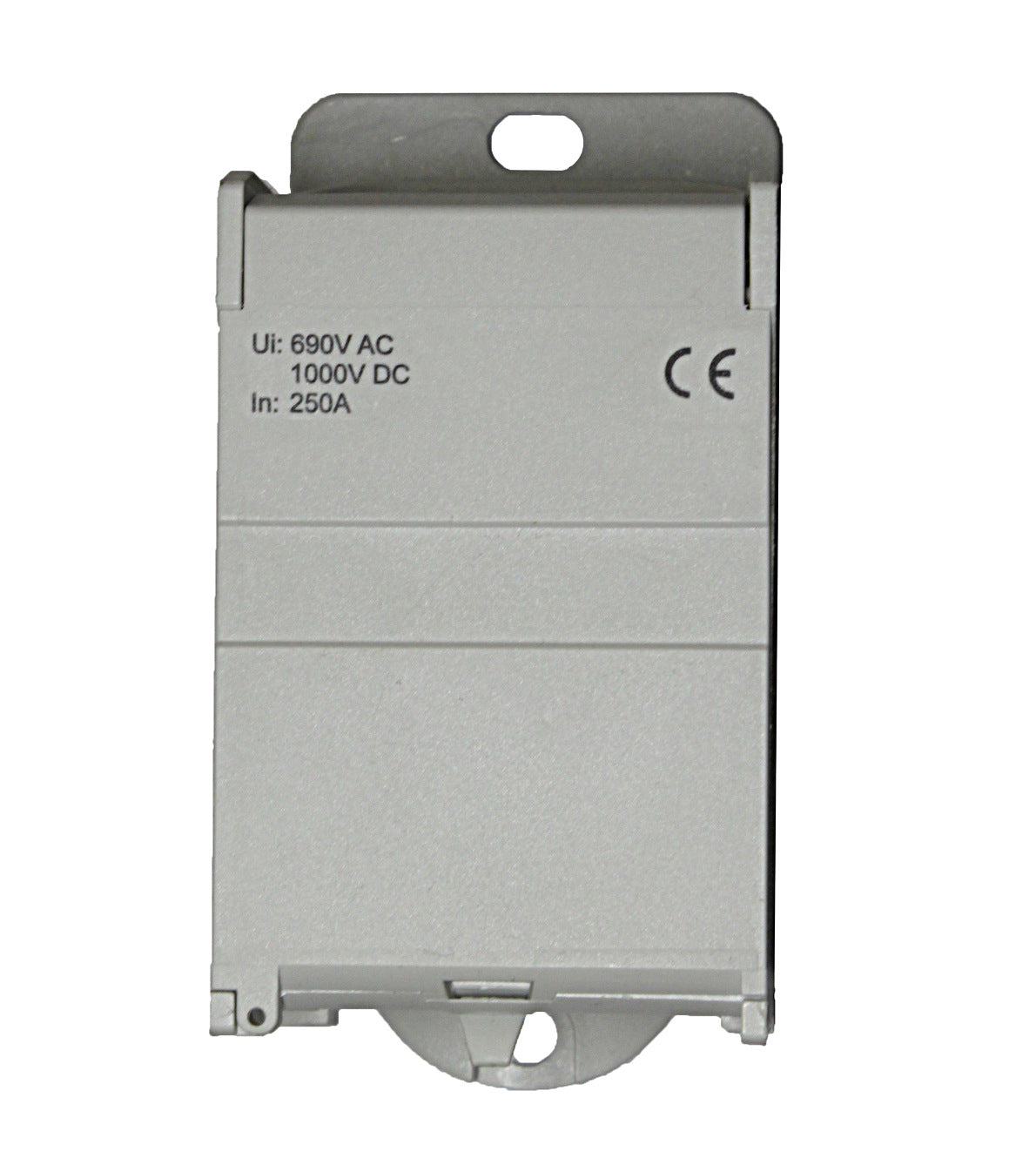 Cu - Main branch terminal, 1-pole,250A, 1x120mm²,8x25mm²