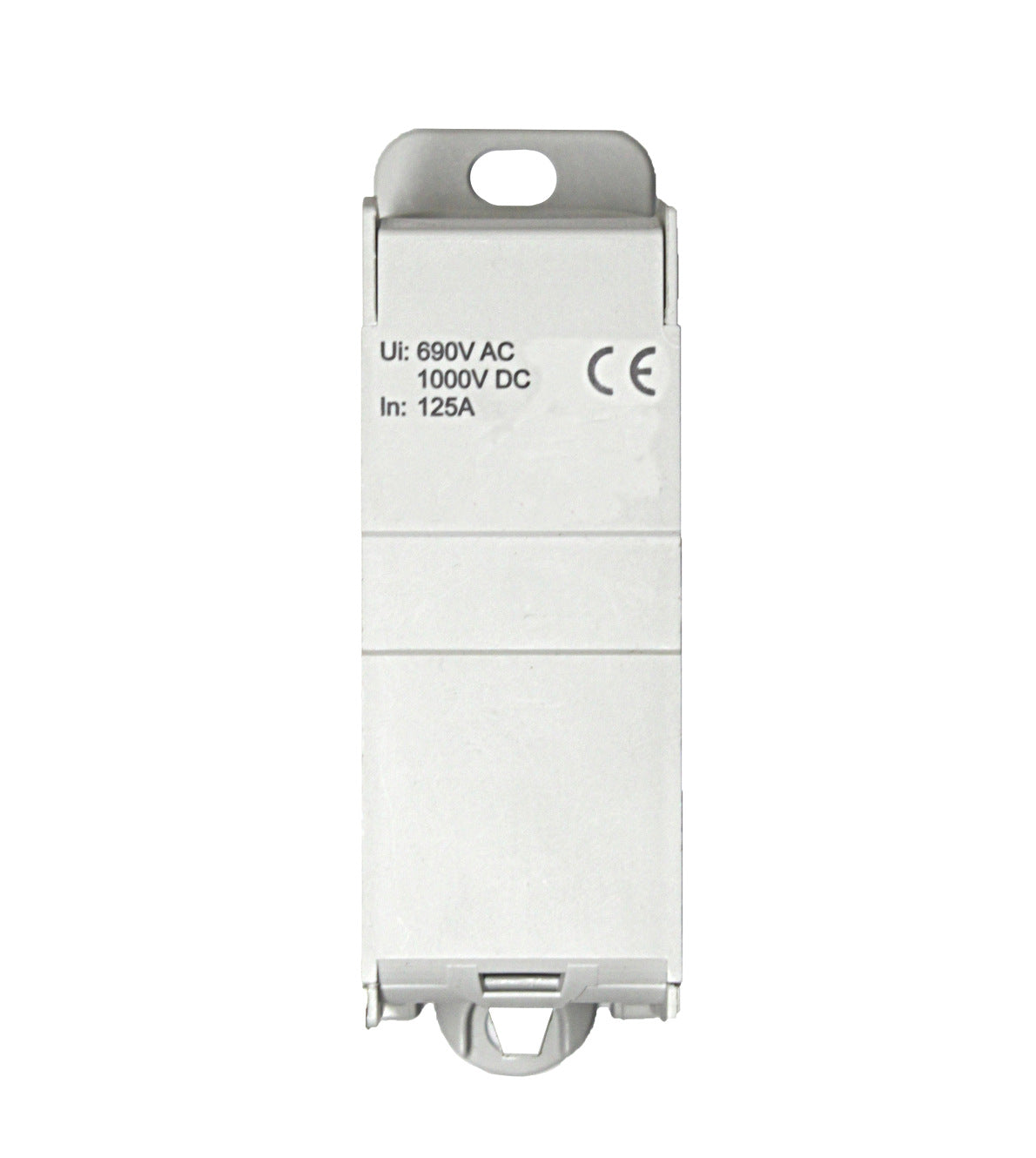 Cu - Main branch terminal, 1-pole,125A, 1x35mm², 6x16mm²