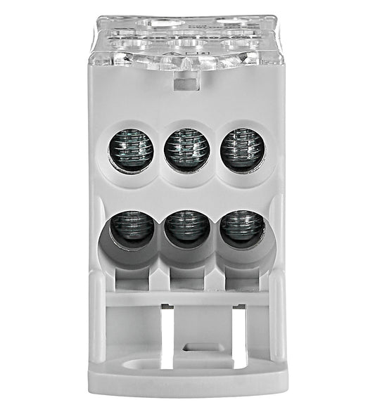 Main branch terminal, 1-pole,160A, in. 1x16+1x70,out.6x16mm²