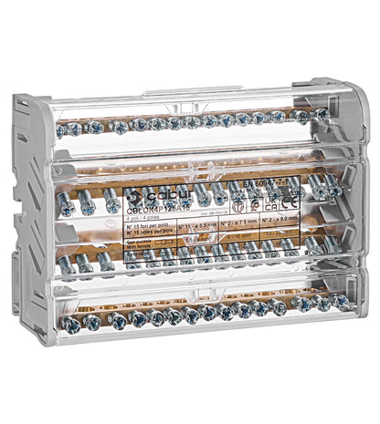 Main branch terminal, 4-p, n 2x35mm²,out 2x25+7x6mm²
