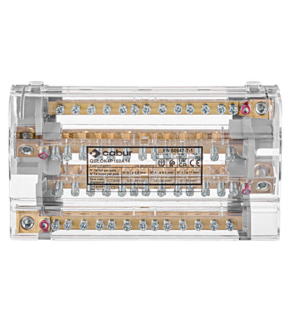 Main branch terminal, 4-p, n 2x35mm²,out 2x25+7x6mm²
