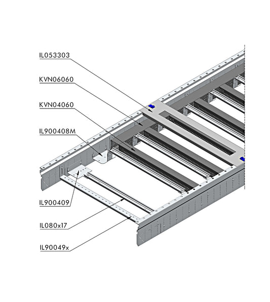 Ալյումինե DIN ձող կարճ