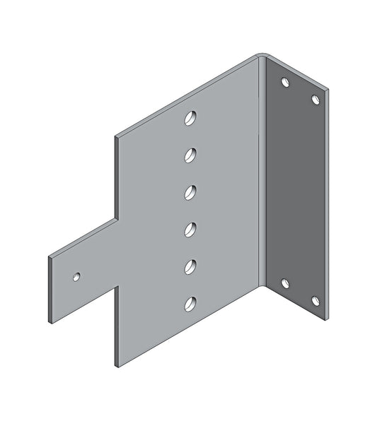 Duct angle for 60mm wiring ducts for terminals