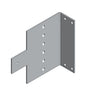 Duct angle for 60mm wiring ducts for terminals