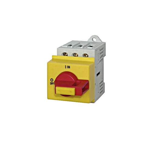 Emergency-Stop Main Switch 3-pole, modular, 80A, 22kW