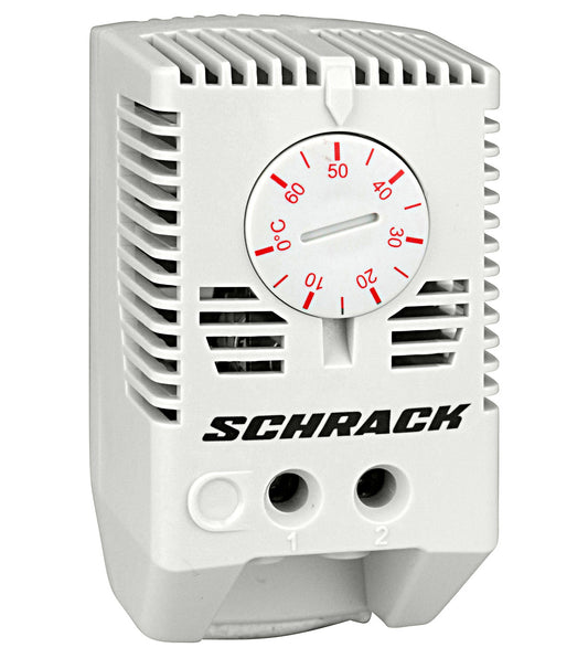 Heating thermostat 1 NC switch, red, 0°-60°C