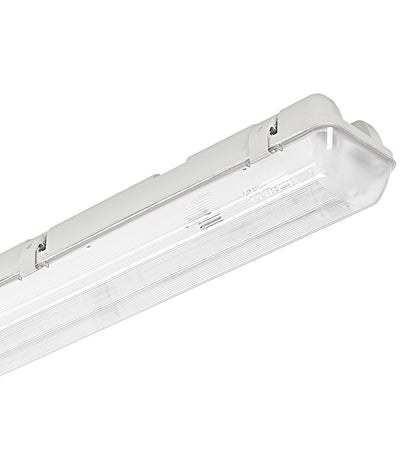 Dewy IP65 for 2xT8 LED Tube 100-240V 1265mm IP65 PC/PC grey