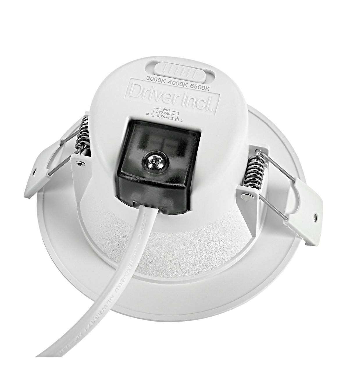 SEGON Eco 9W Tri-white 3K, 4K, 6.5K 230V 90°, ECG, white