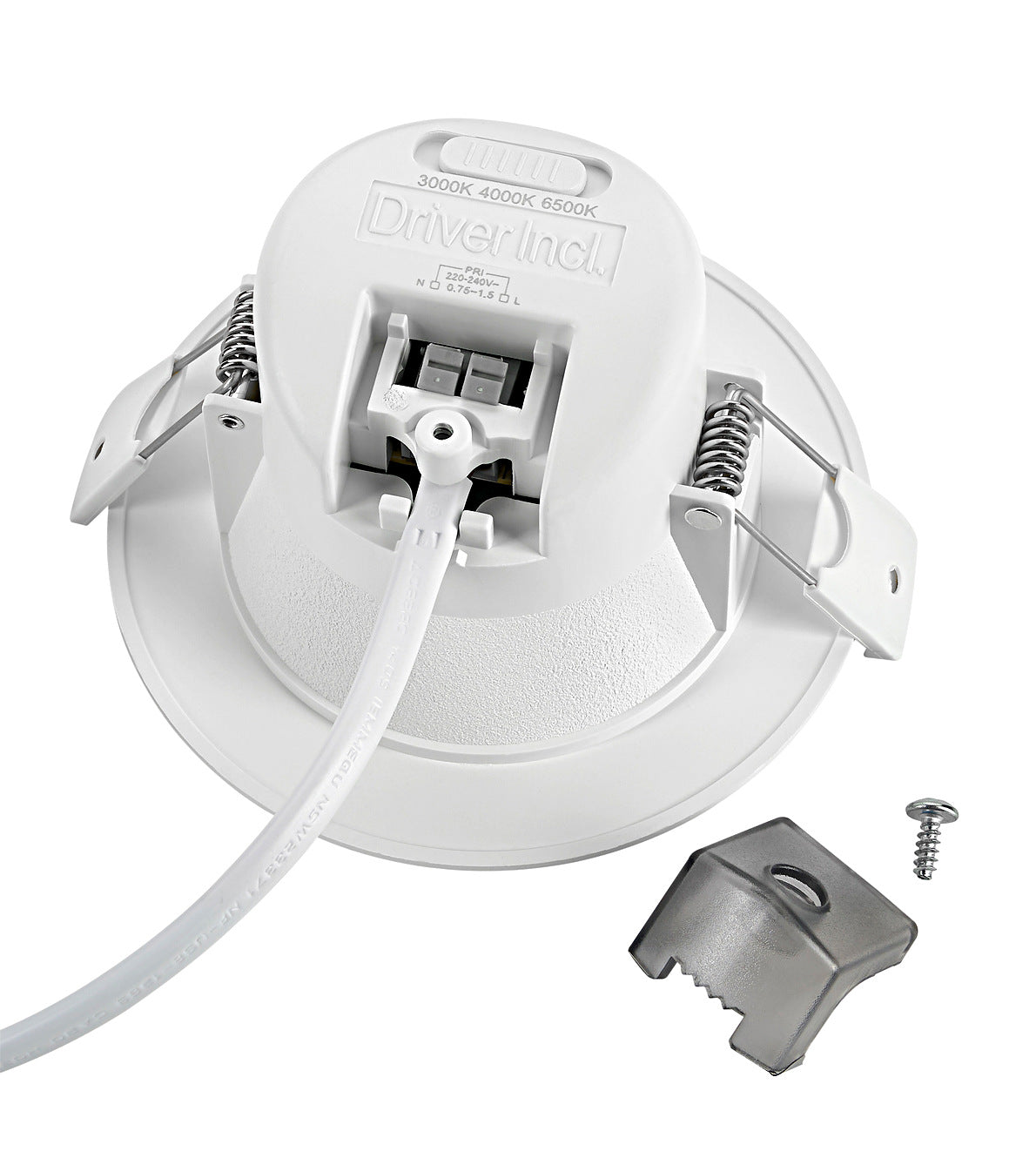 SEGON Eco 9W Tri-white 3K, 4K, 6.5K 230V 90°, ECG, white