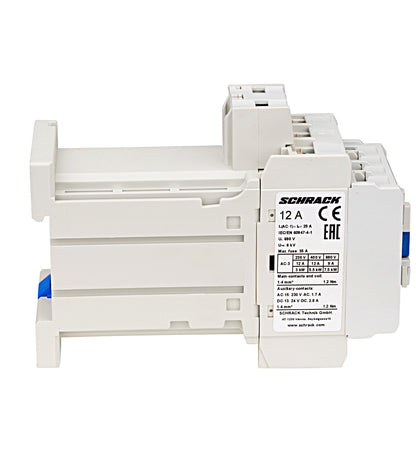 Contactor 3-pole, CUBICO Classic, 5,5kW, 1NO+1NC, 24VDC
