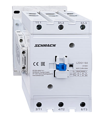 Contactor 3-pole, CUBICO Grand,  1NO+1NC, 230VAC