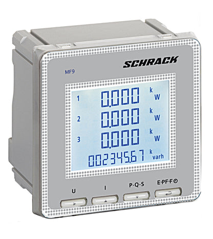 Netanalyzer MF9, 96x96mm, with RS 485 connection