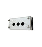 Surface mounting enclosure, black/light grey