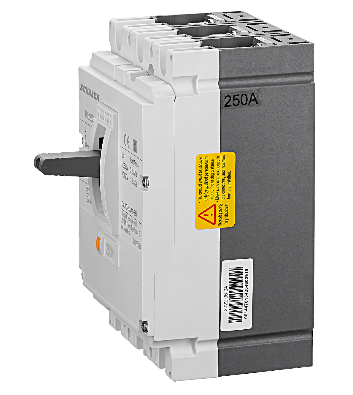 Բեռի անջատիչ MX2, 3 բևեռ, 250Ա