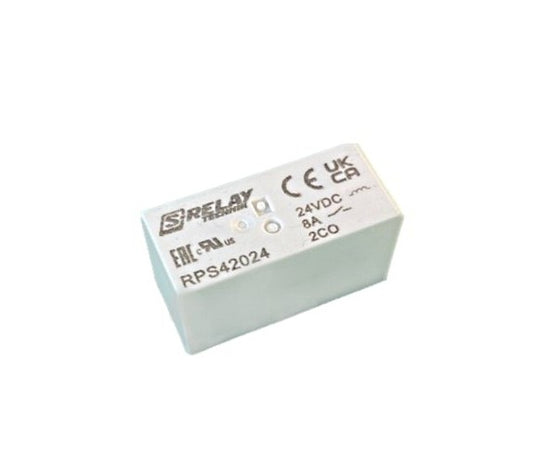 PCB Relay, 2 CO, 8A, 5mm, Plastic sealed