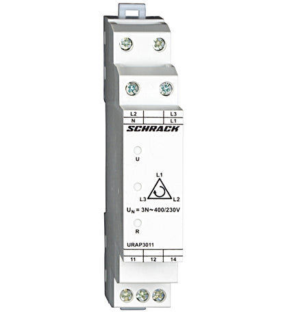 Phase monitoring relay AMPARO, 24VAC/DC/230VAC, 1CO, 5A