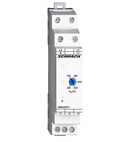Voltage monitoring relay AMPARO 3-p, adjustable 160-240V,1CO