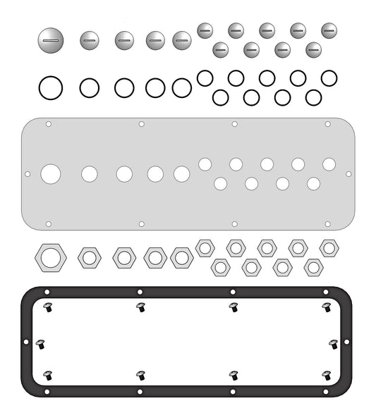 WSA Cable entry gland plate for type D