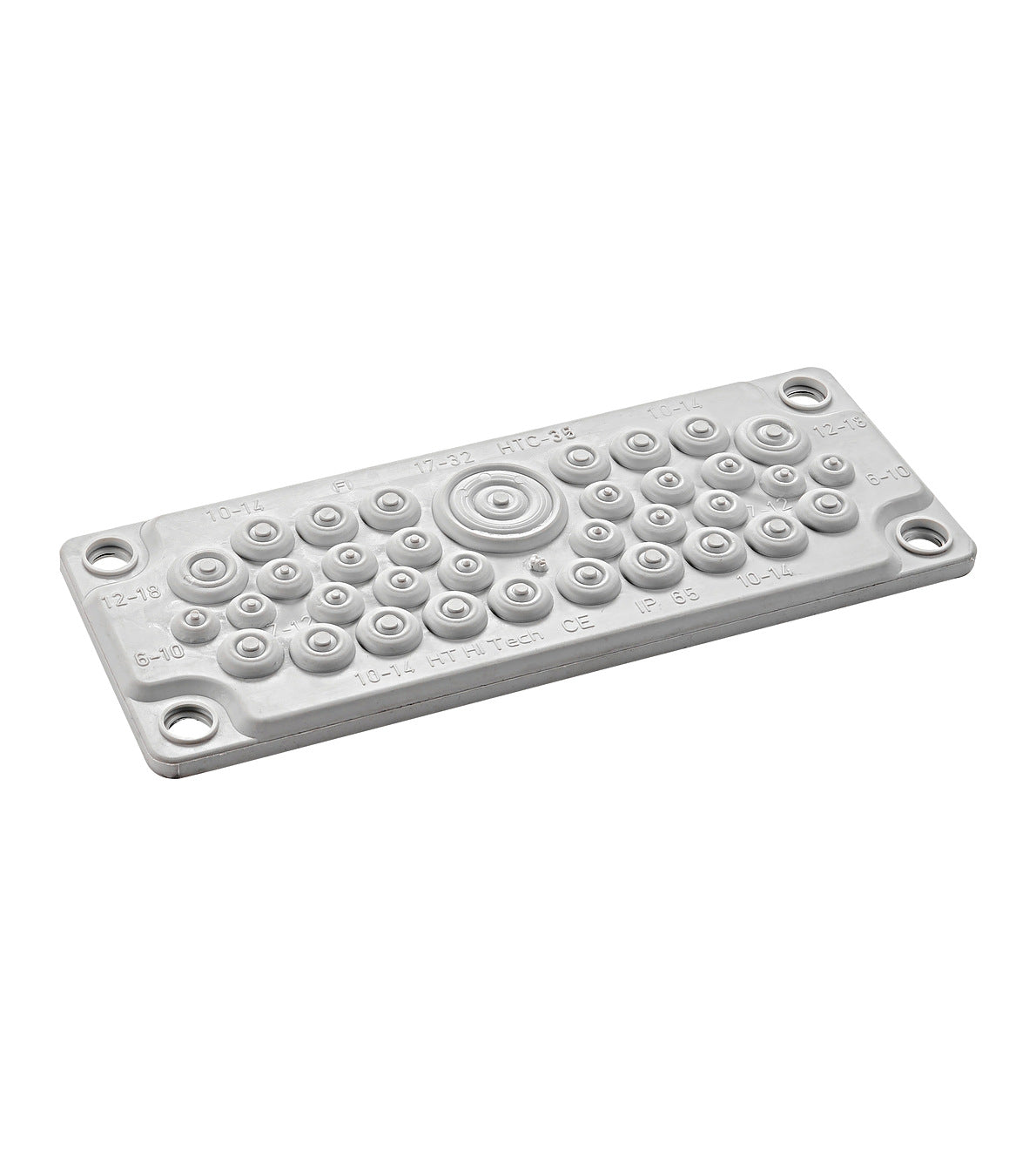 Plastic gland plate for WSAVBF, IP65
