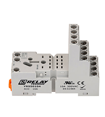 Screw socket, 14-pole with logical arrangement, 10A