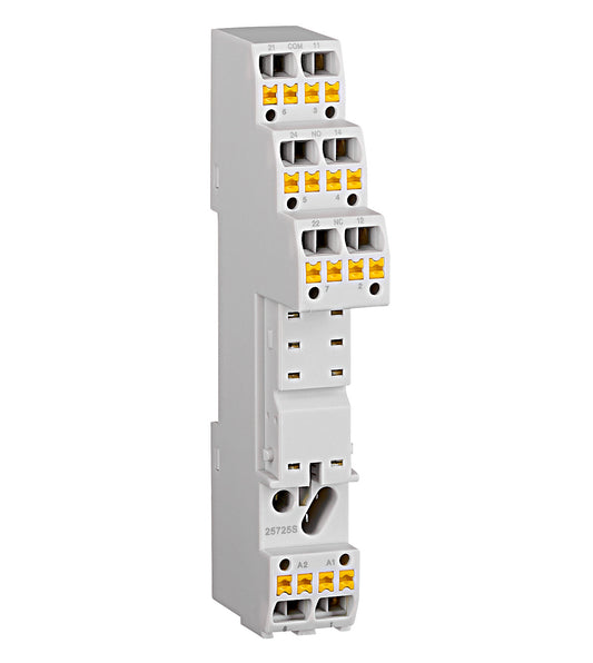 Socket with spring terminals, 5mm, logical arrangement