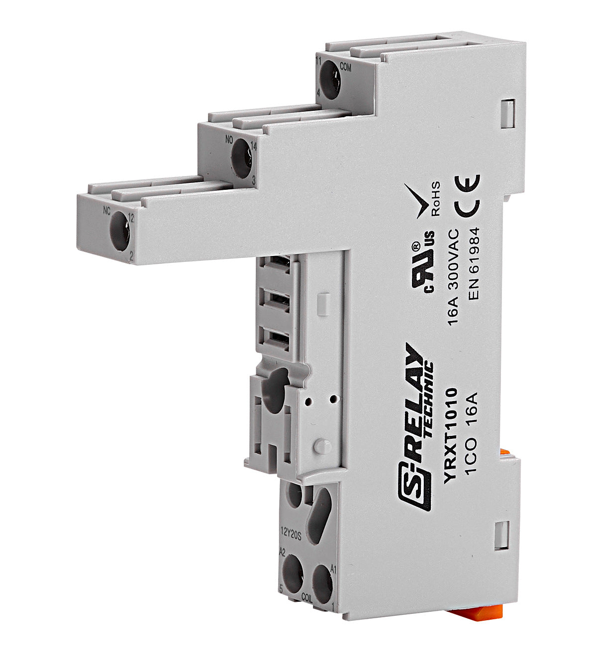 Screw socket, logical arrangement for 1-pole RXT relay