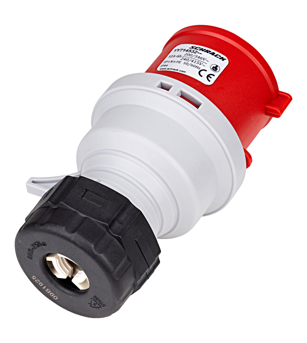 CEE-Plug, 5-pole, 400V, IP44
