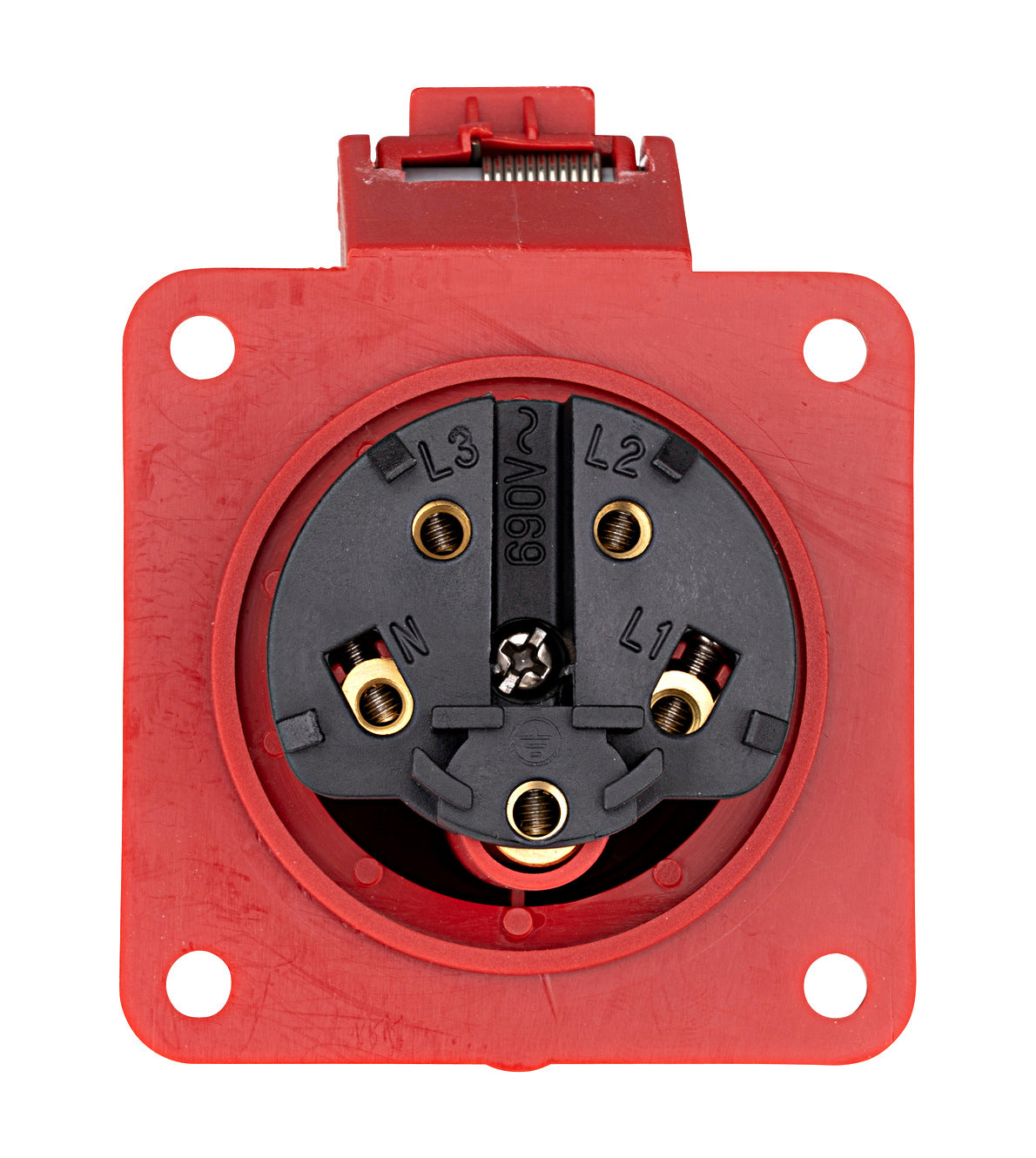 CEE-Wall mounted socket, 5-pole, 400V, IP44