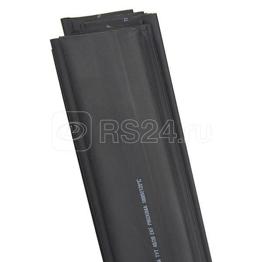 Heat shrink tubing TUT NG 20/10, black, 1 m, PROxima, tut-20-b-1m