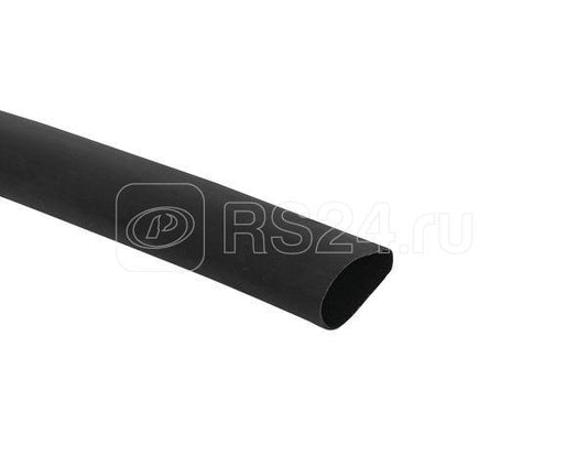 Heat shrink tubing TUT with adhesive layer 24/6 black, 1 m PROxima